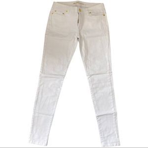 Michael Kors white skinny jeans size 2 EUC